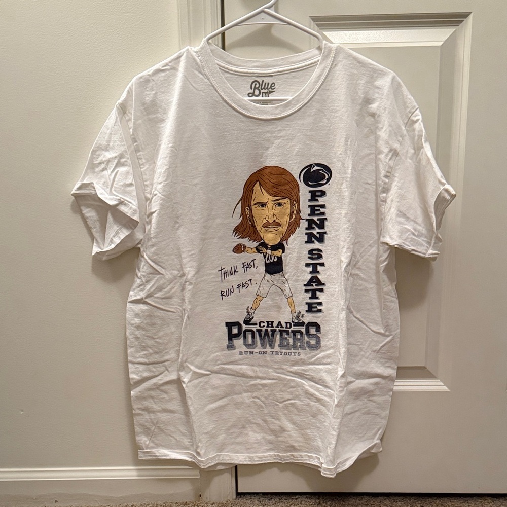 Blue 84 White Penn State Graphic Tee